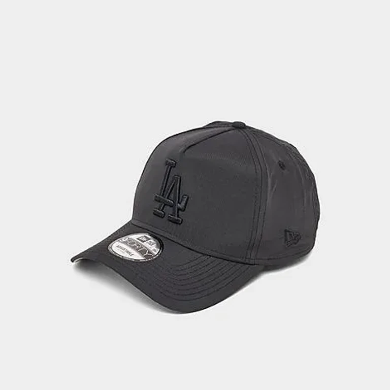 New Era Los Angeles Dodgers MLB 9FORTY A-Frame Nylon Snapback Hat in Black