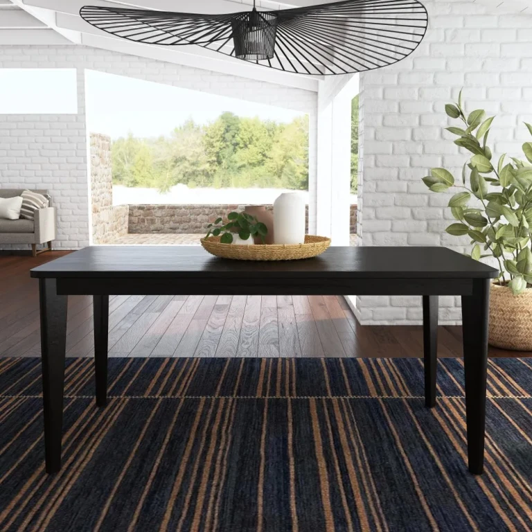Brentwood Black Rectangle Dining Table
