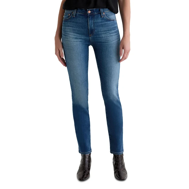 Ag Mari Mid Rise Slim Straight Leg Jeans in 12 Years Assumption