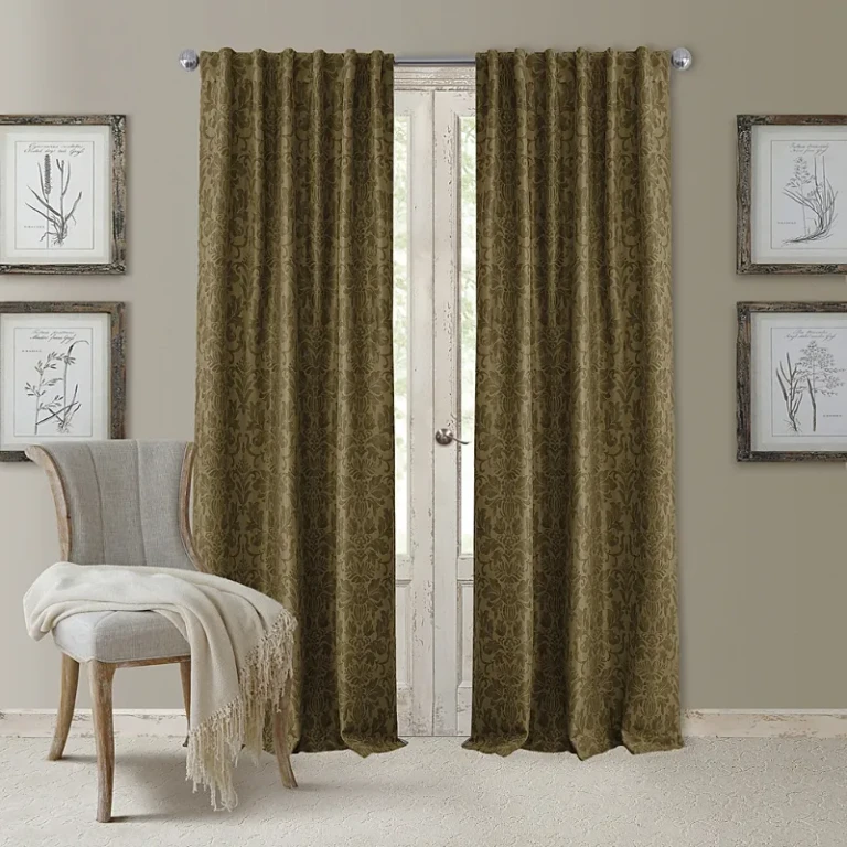 Elrene Home Fashions Antonia Blackout Window Curtain Panel, 52 x 84