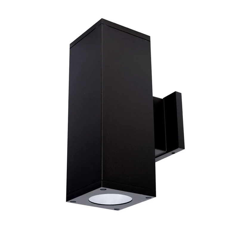 Black LED Wall Sconce from the Cube Arch Collection