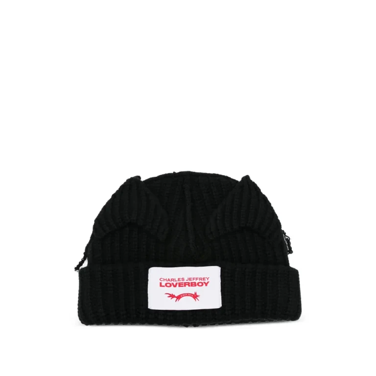 Charles Jeffrey Loverboy Side-ear Logo-path Beanie Hat