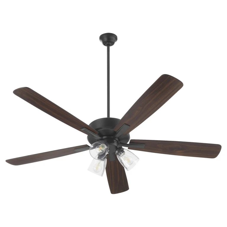 Matte Black 52"Ceiling Fan from the Ovation Collection
