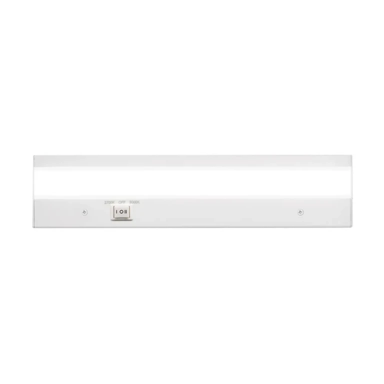 WAC Lighting 120V Duo 1-Light ACLED Dual Color Option Light Bar in White - BA-ACLED12-27/30WT