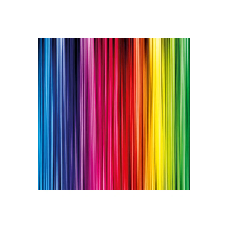 Rainbow-Colored Plexiglass Artwork | Andrew Martin Stripes