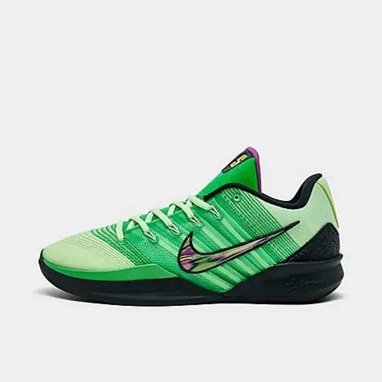 Nike Women's Sabrina 3 SE Basketball Shoes in Green Shock/Black/Vapor Green Size: 5.0