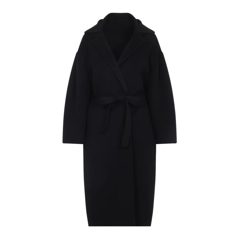 Alberta Ferretti Manteau Court - Noir
