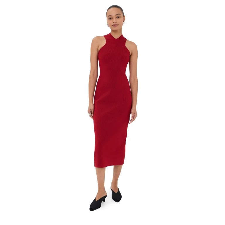 Altuzarra Winnie Dress Holly Red M