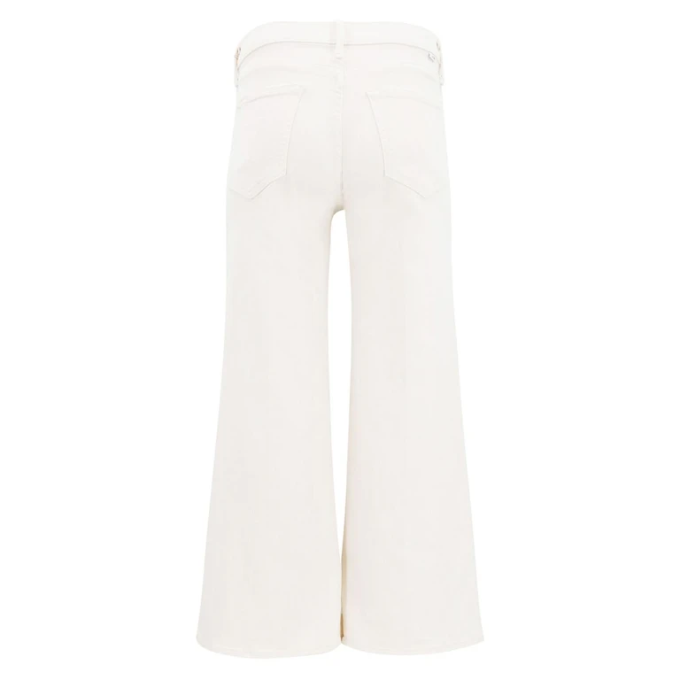 Mother Jeans Beige Cotton Polyester Elastane - Women