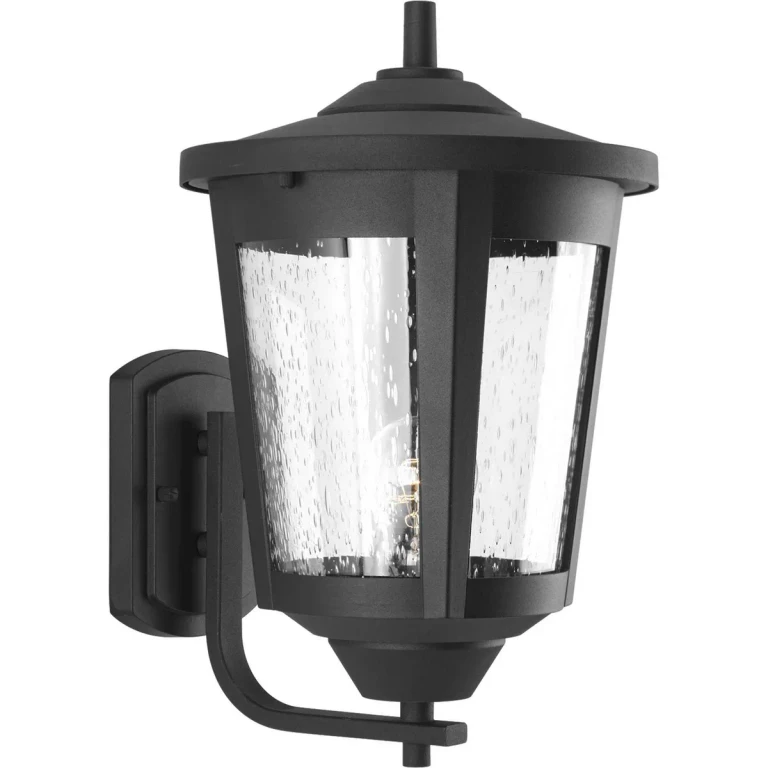 Black One Light Wall Lantern from the East Haven Collection
