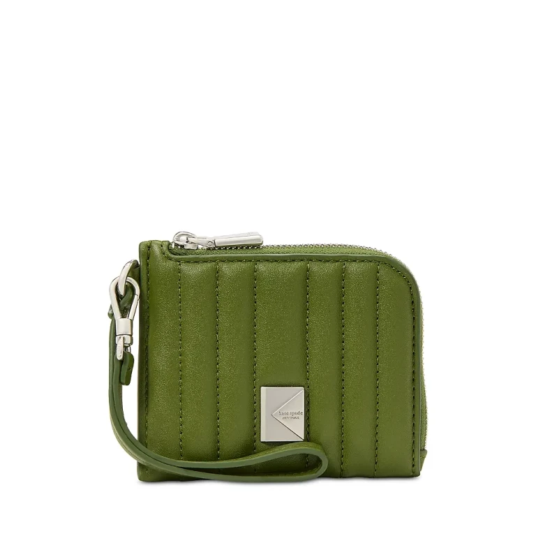 kate spade new york Deco Quilted Leather Coin Card Case Wristlet