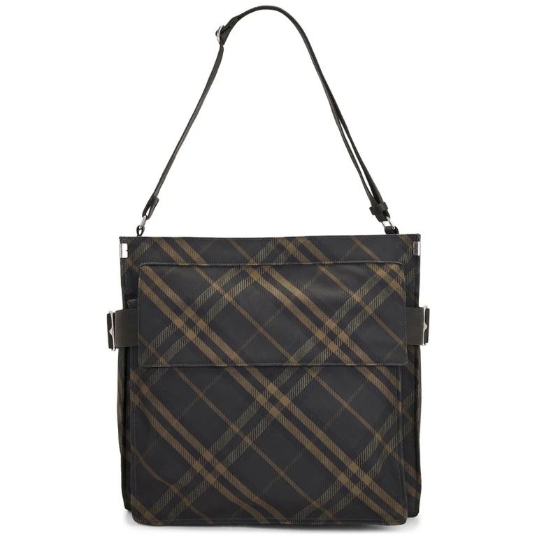 Burberry Check In Shadow Trench Tote Bag