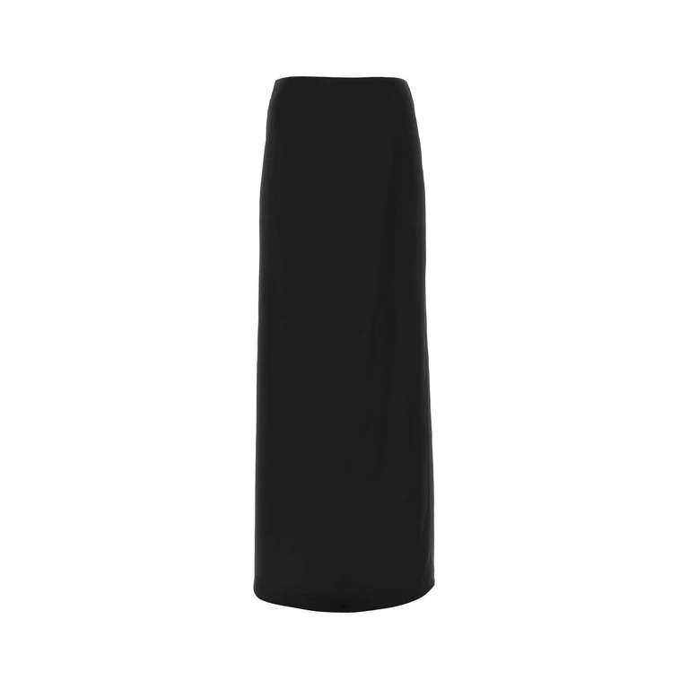 Bottega Veneta Black Viscose Blend Skirt 1000 Exterior: Silk Gonne - Women