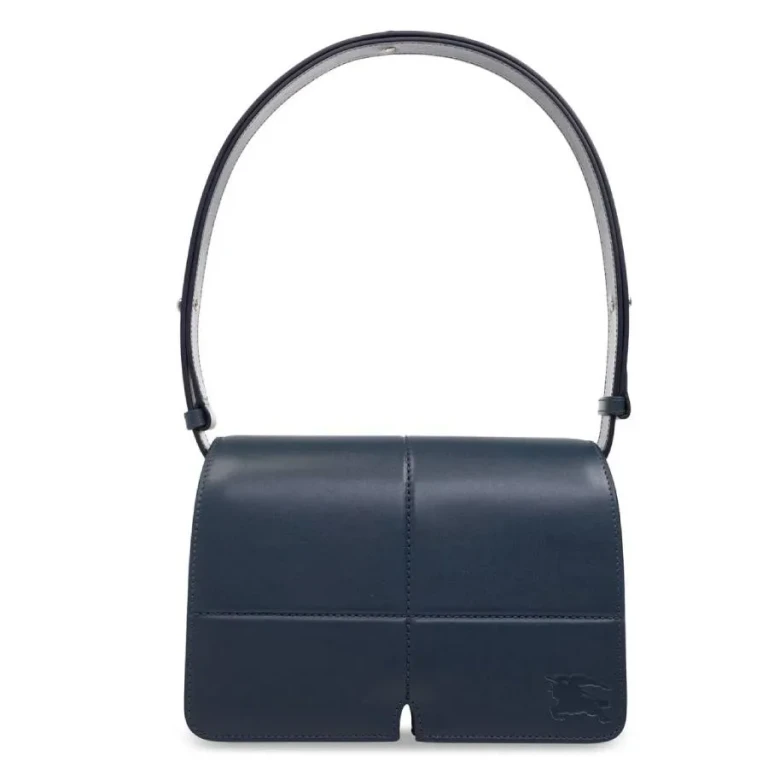 Burberry Snip Equestrian Knight Embossed Shoulder Bag