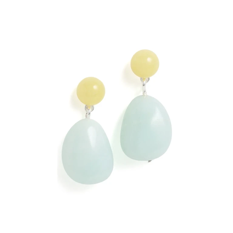 Madewell Semi-Precious Double Drop Earrings Red Aventurine One Size