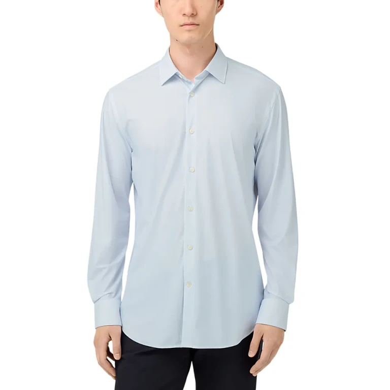 Boggi Milano Slim Fit Stretch Nylon Shirt