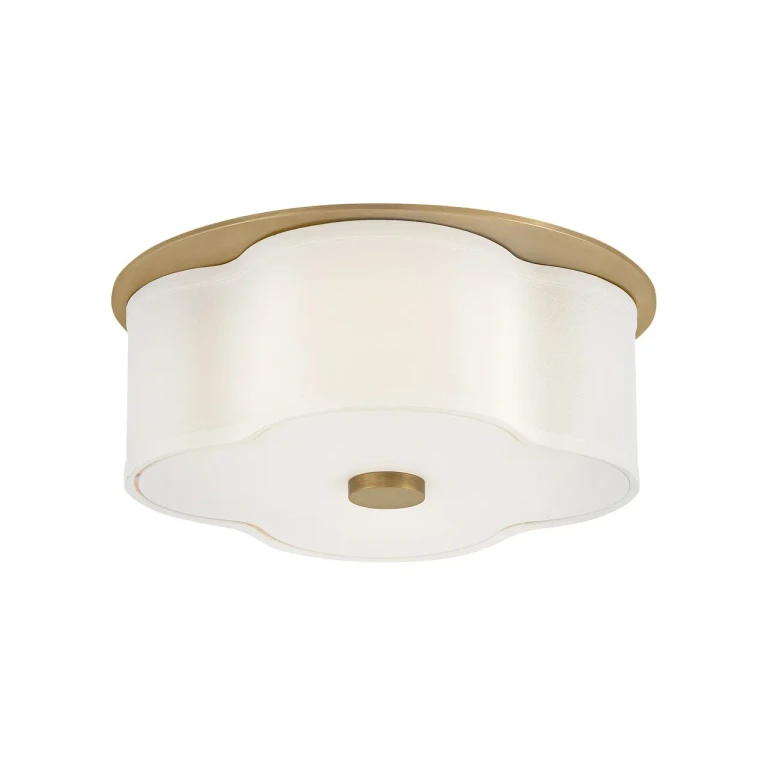 Heritage Brass LED Flush Mount from the Delaney Collection