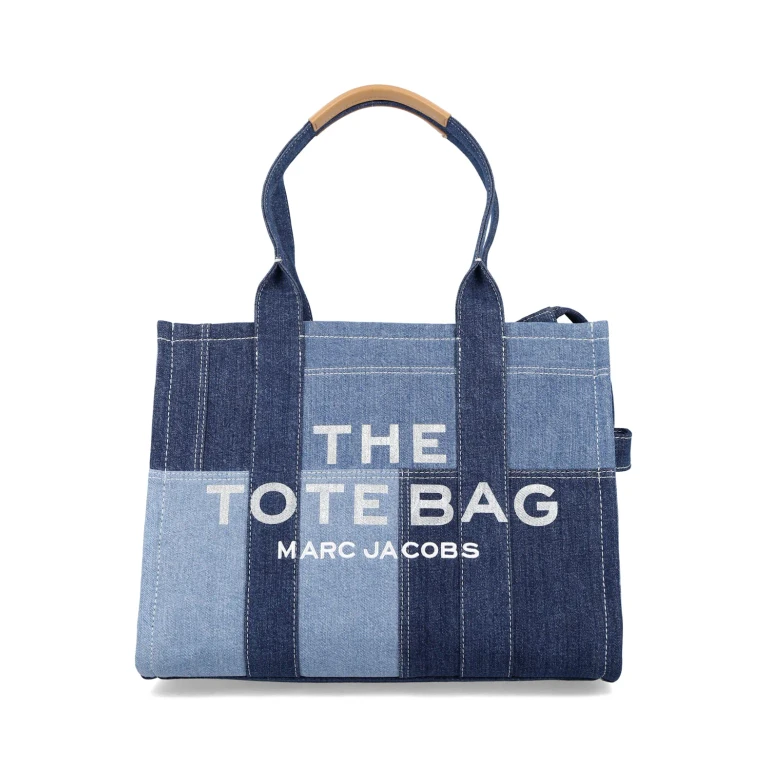 Marc Jacobs The Large Tote Patchwork Denim Bag