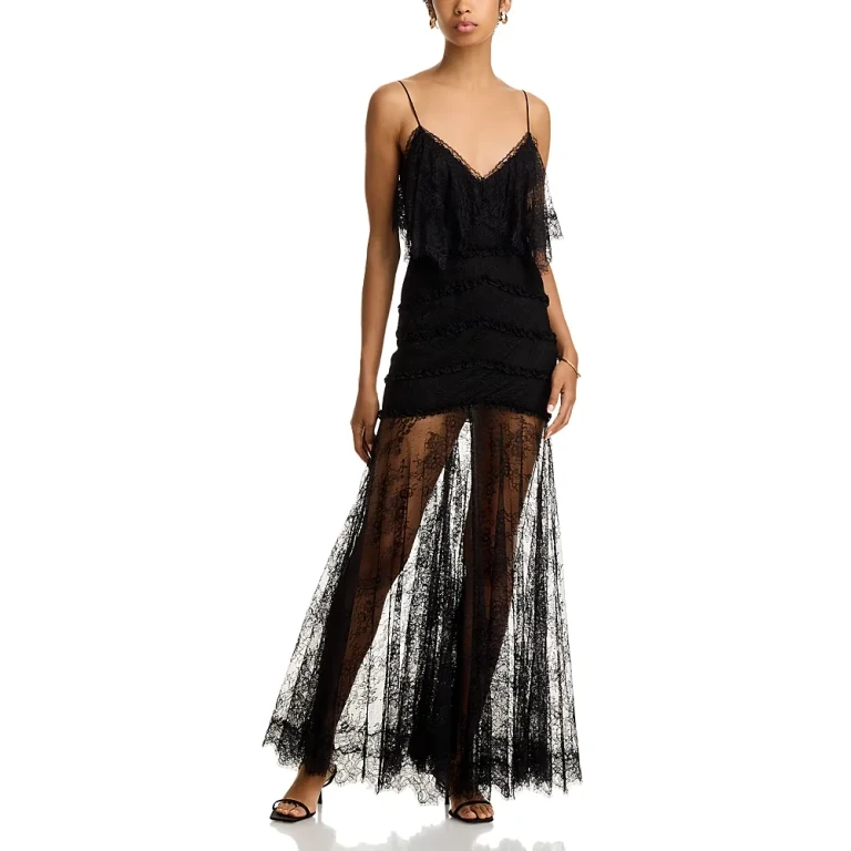 LoveShackFancy Sandy Lace Maxi Dress