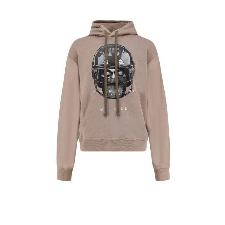 ih nom uh nit Cotton Sweatshirt With Print On The Front