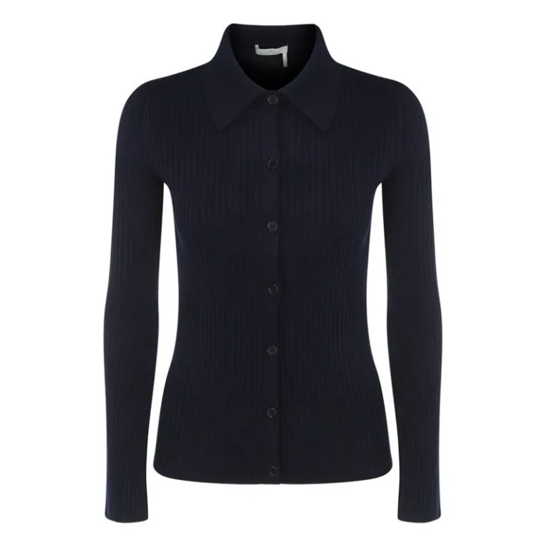 Chloé Ribbed-knit Long Sleeved Top