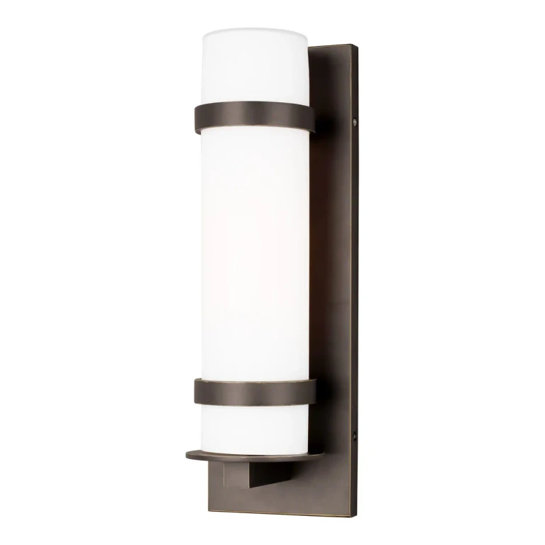 Alban Outdoor Wall Light in Antique Bronze