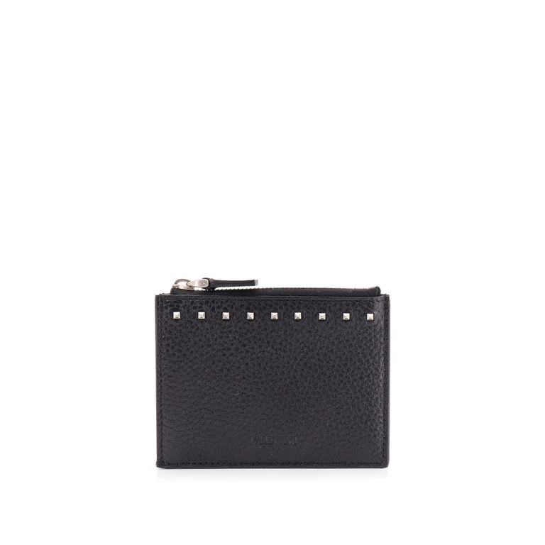 Valentino Garavani Wallets Black Pelle - Men