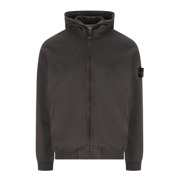 Hooded sweatshirt with zip