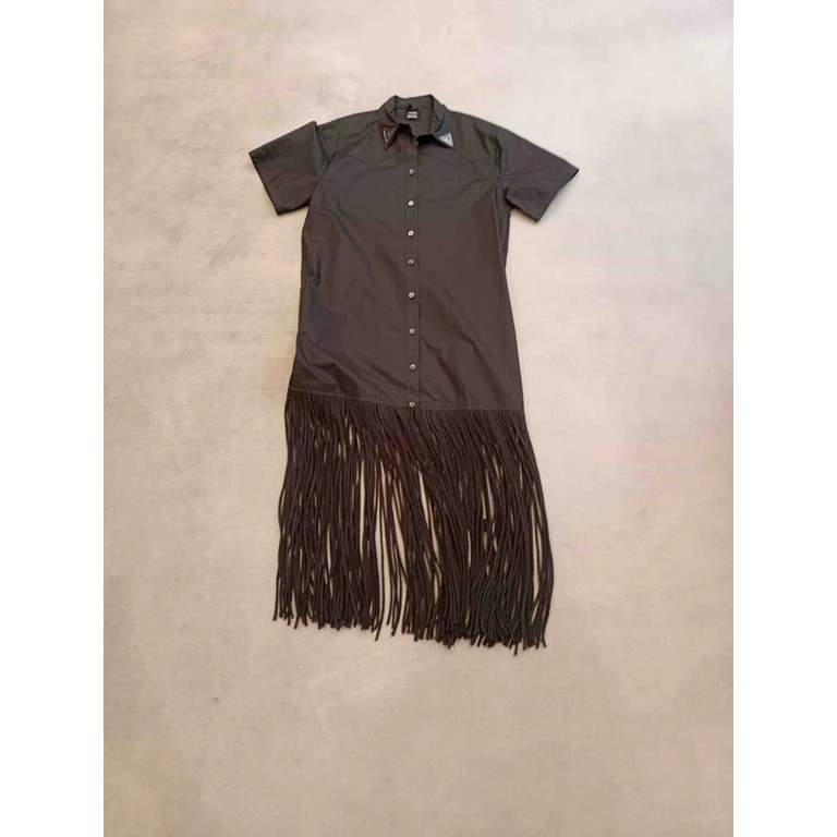 Pinko Avigliano Abito Black Cotton Dress - Women