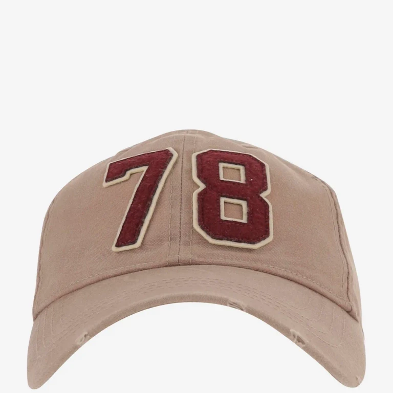 Golden Goose Cotton Hat With Logo