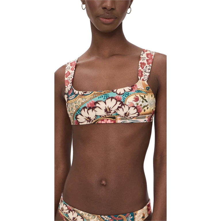 Agua Bendita Selena Plume Top Multicolor S