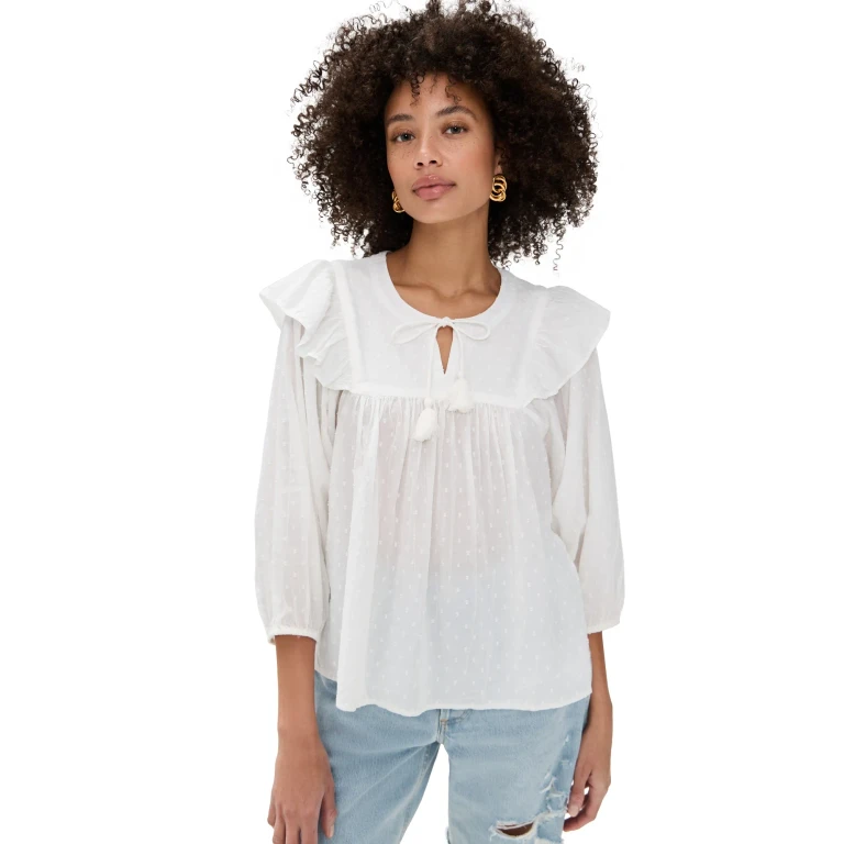 Cleobella Lina Blouse Ivory XS