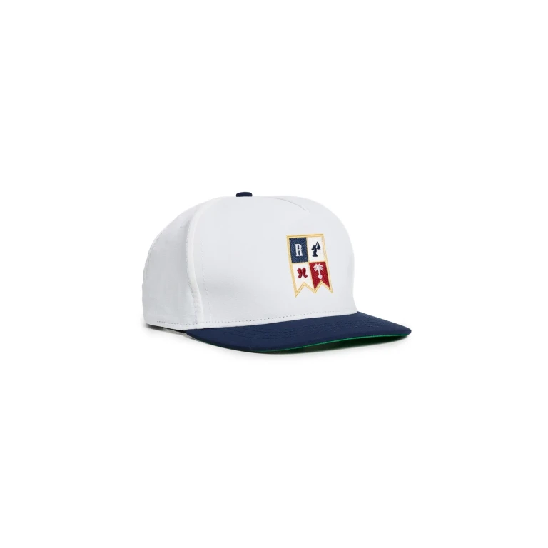 Rhude Harbor Crest Hat White/Navy One Size