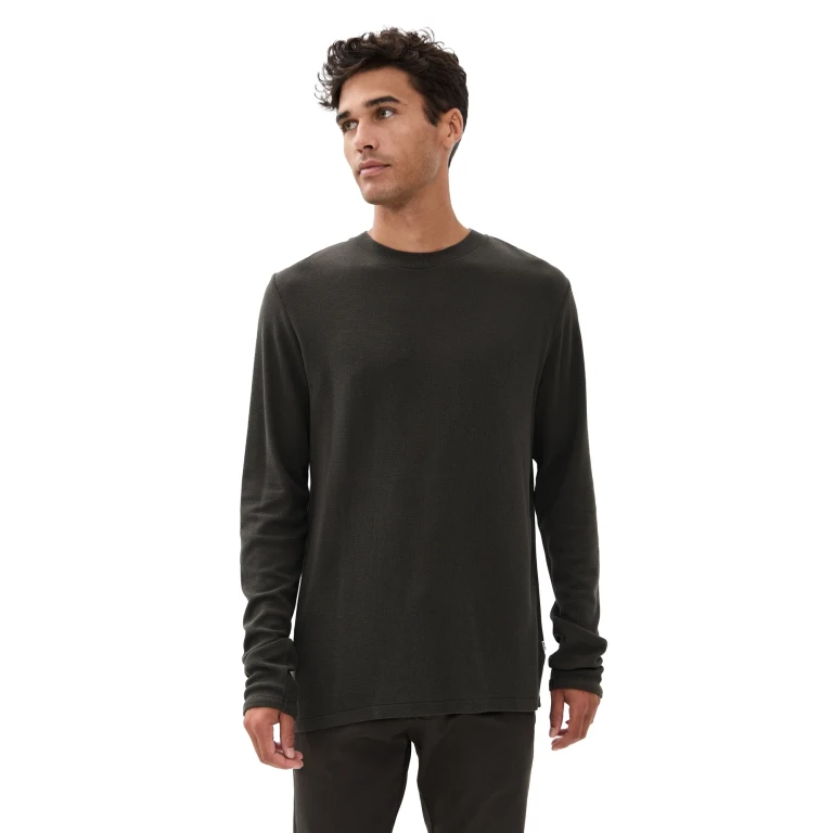 NN07 Clive Waffle Knit Tee Dark Army XXL