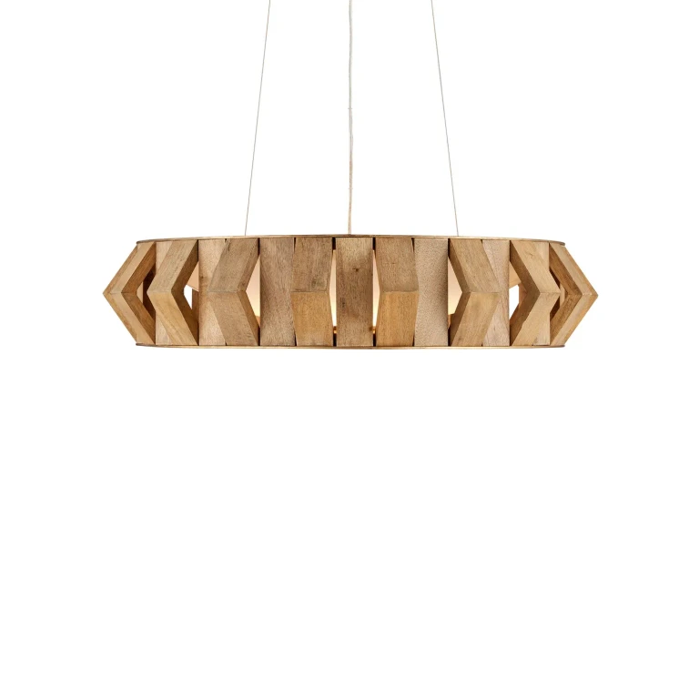 Toffee Brass White Chandelier from the Plunge Collection