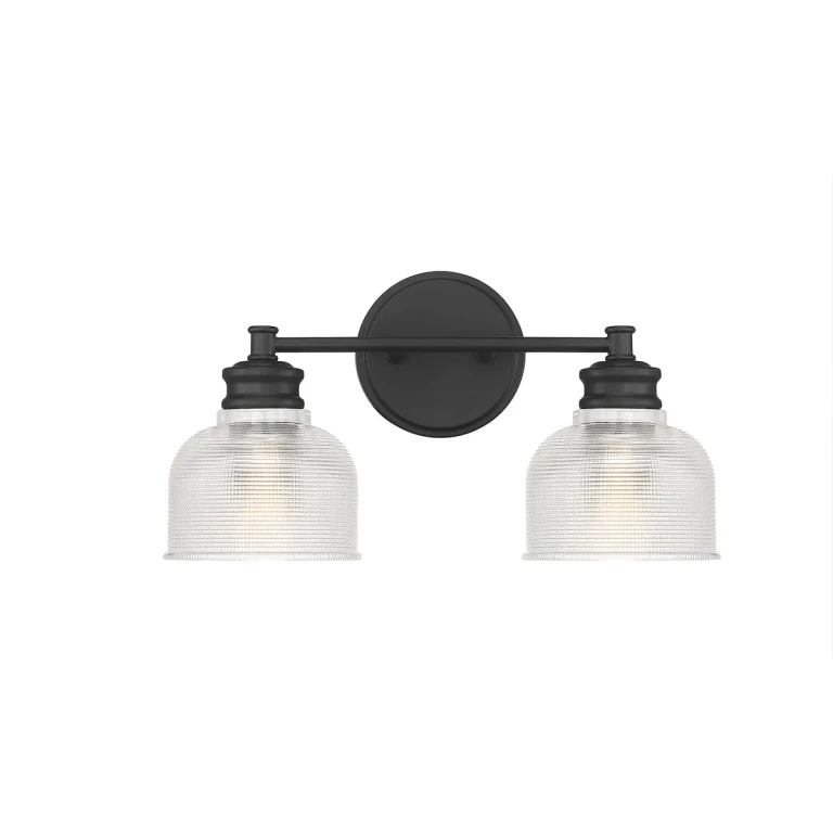 Trade Winds Addison 2-Light Bathroom Vanity Light in Matte Black - TW100039-MBK