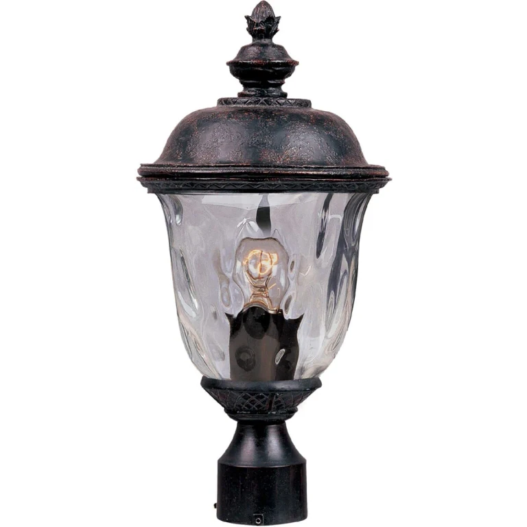 Maxim Carriage House DC 19.5" Outdoor Post Lantern in Bronze