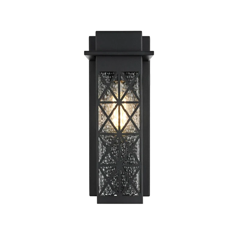 Black Outdoor Wall Sconce from the Wildey Collection