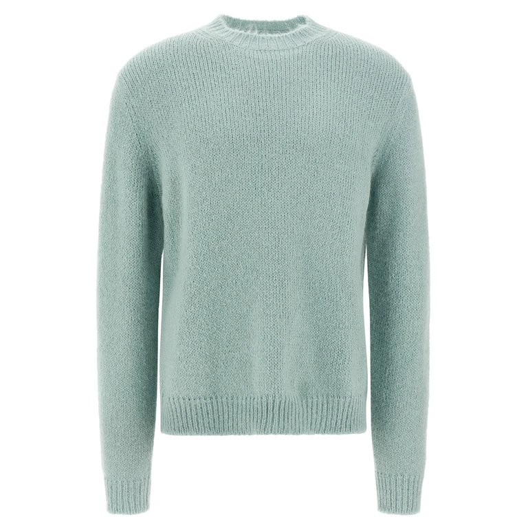 Jil Sander Blue Alpaca Leather Cardigan Clothing - Men