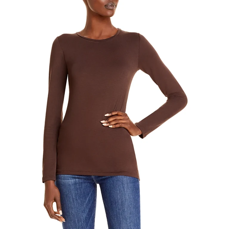 Majestic Filatures Soft Touch Long Sleeve Crewneck Tee