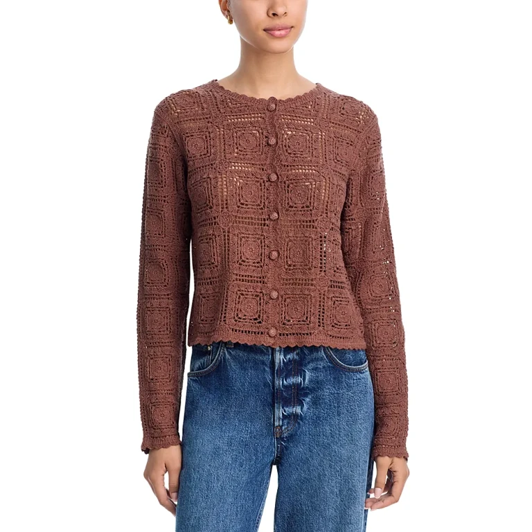 Frame The Crochet Cardigan