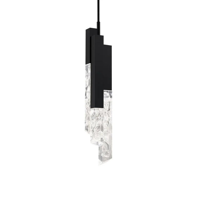 Black LED Mini Pendant from the Montage Collection