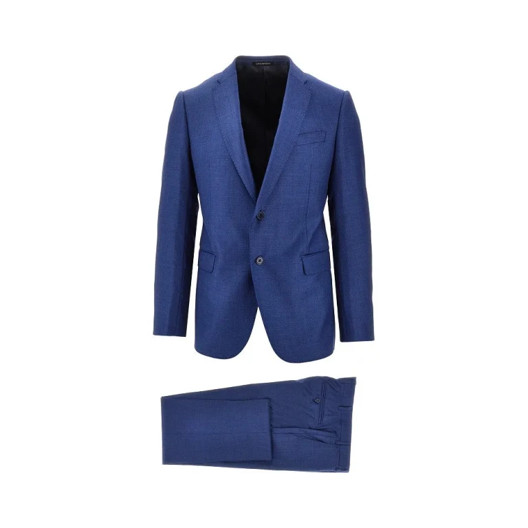 EMPORIO ARMANI Silky Finish grisaille 'M Line' suit Man 48