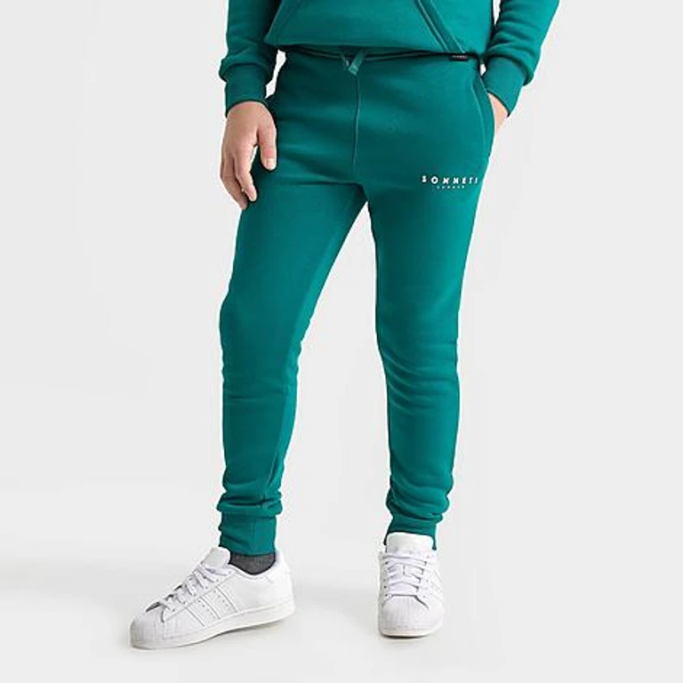 Sonneti Big Kids London Essential Jogger Pants in Deep Lake Size: Small