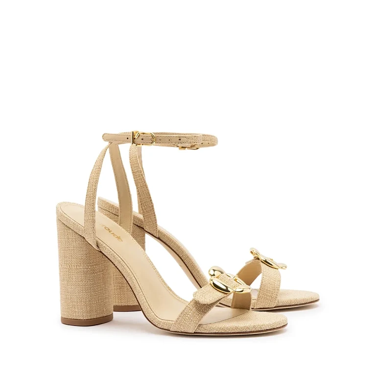 Larroude Women's Maizie Strappy High Heel Sandals