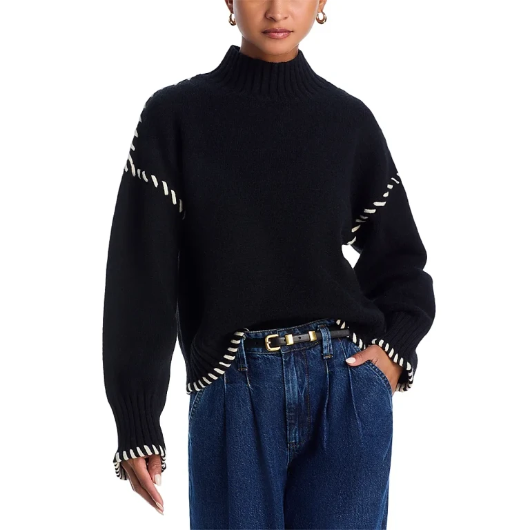 En Saison Merrill Whip Stitch Sweater