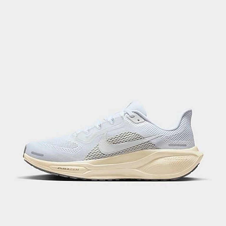 Women's Pegasus 41 Running Shoes in White/Chalk/Sea Glass Size: 5.0