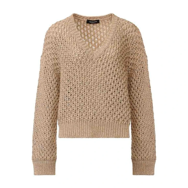 Fabiana Filippi Pull Col Rond - Blanc