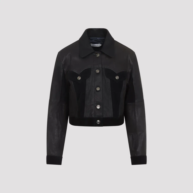 Chaqueta de cuero Versace