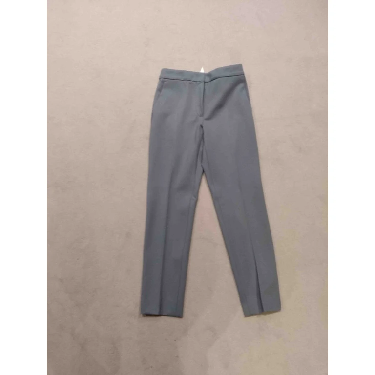 Max Mara Pegno Blue Viscose Polyamide Elastane Pant - Women